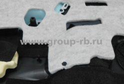Комплексная шумоизоляция белой Toyota Rav4 - фото 19