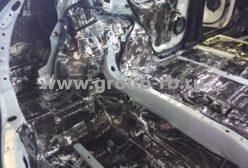 Комплексная шумоизоляция белой Toyota Rav4 - фото 26