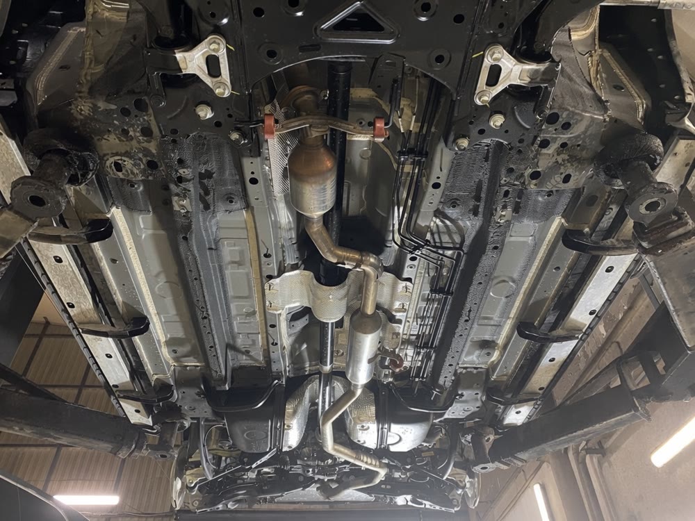 Днище Haval Dargo до антикоррозийной обработки, заводское состояние